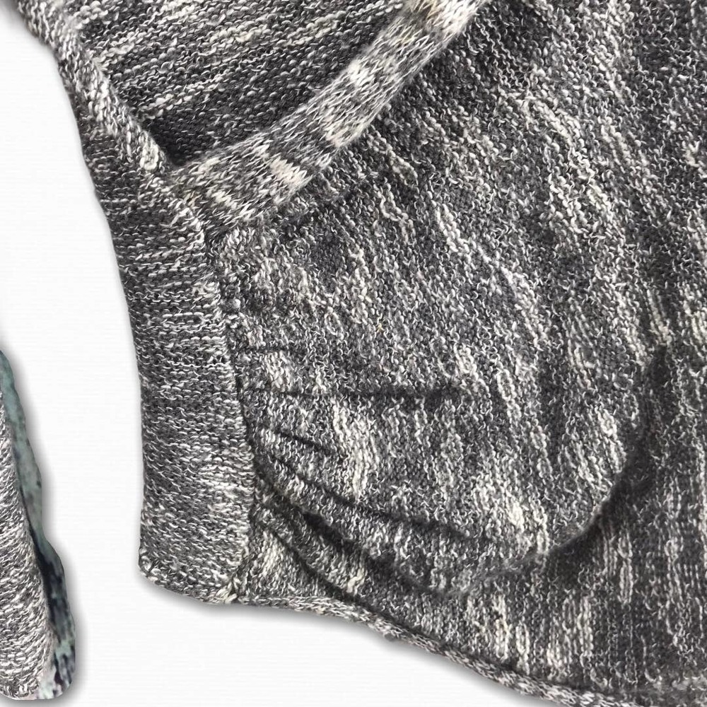 Free People Gotham Wrap Cross Over Linen Knit Top - Picture 6 of 8